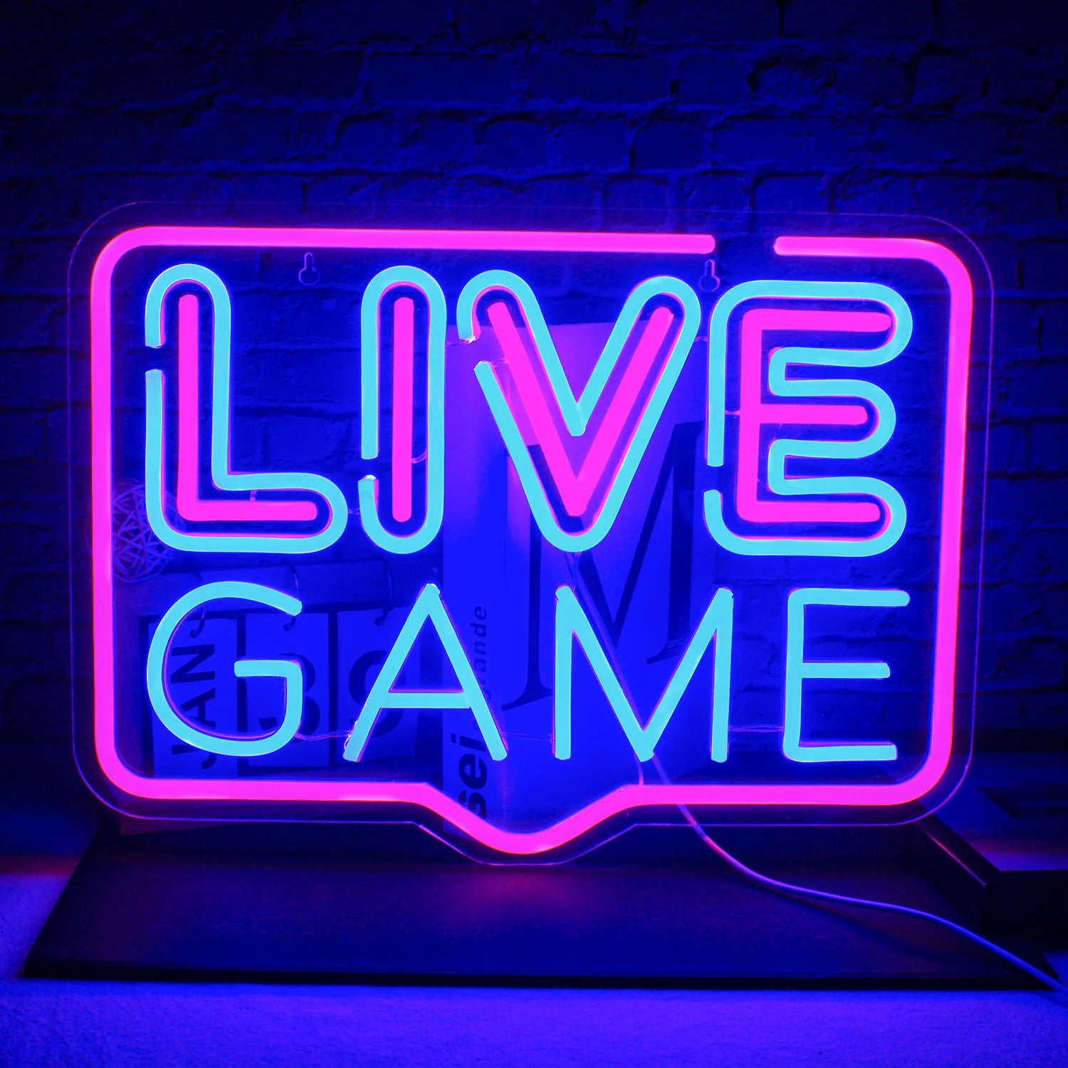 Live Game Neon Sign