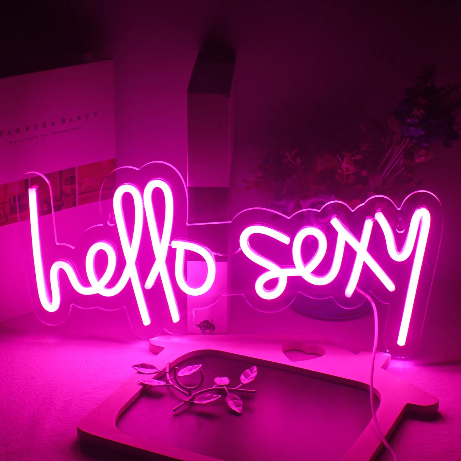 "Hello Sexy" Girl Neon Sign