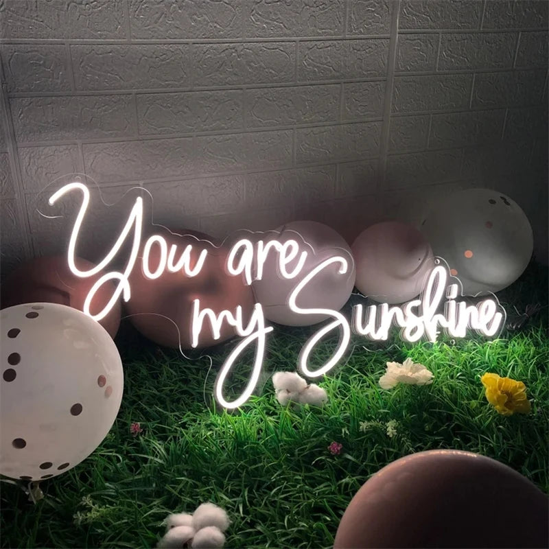 "You Are My Sunshine" LED Neon Lights