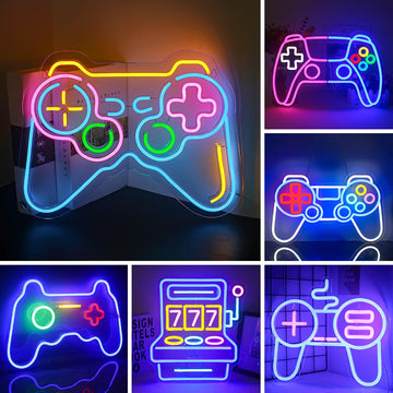 Game Shaped Neon Signs