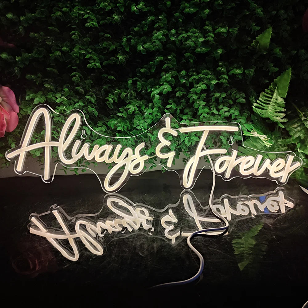 Always Forever Neon Sign Light